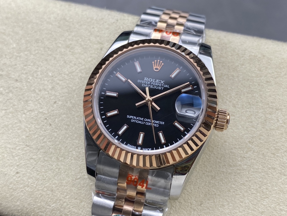 Rolex 双头粒版本 31mm 自動巻きメカニズム