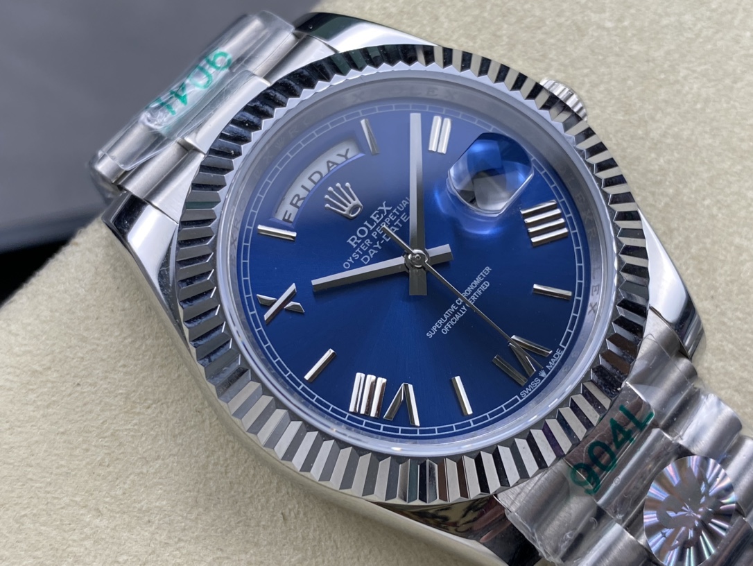 Rolex 双头粒版本 40mm 自動巻き機械式腕時計