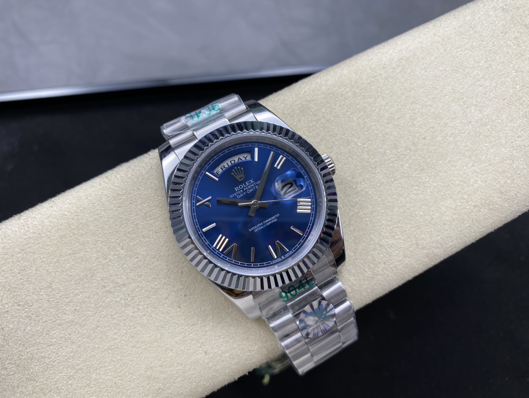 Rolex 双头粒版本 40mm 自動巻き機械式腕時計
