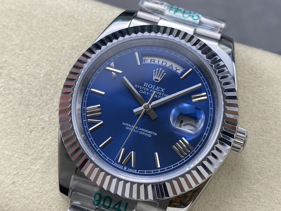 Rolex 双头粒版本 40mm 自動巻き機械式腕時計