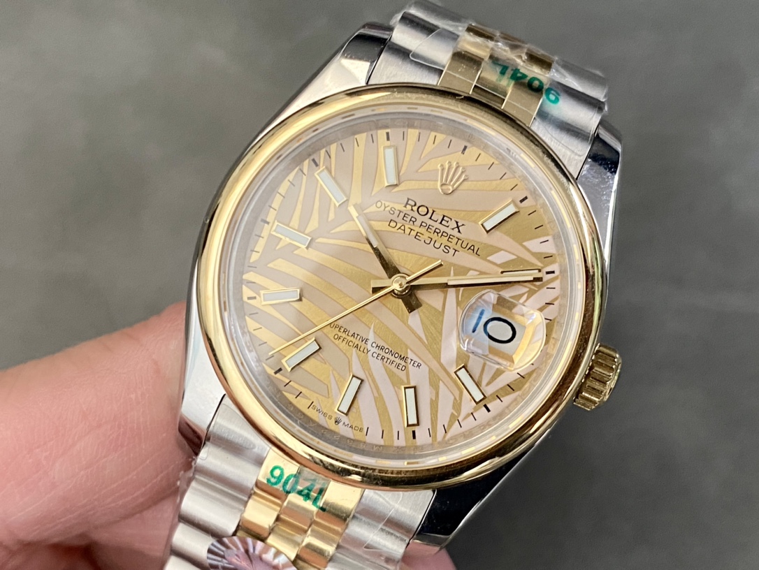 ロレックス 双头粒版本 36mm 自動巻き機械式腕時計