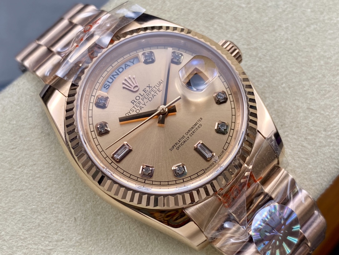 SK厂 劳力士Rolex 双历 星期日志型シリーズ 36mm - 高品質な自動機械時計