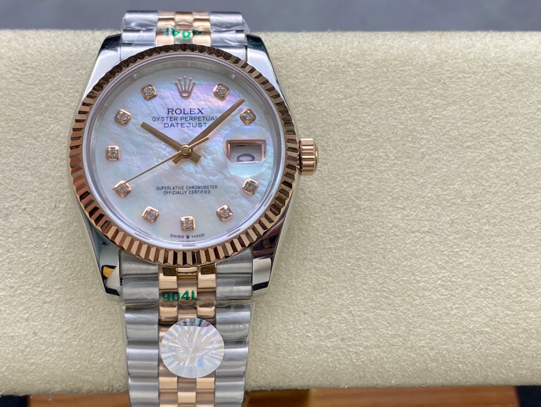 ロレックス 双头粒版本 36mm 自動機械式腕時計