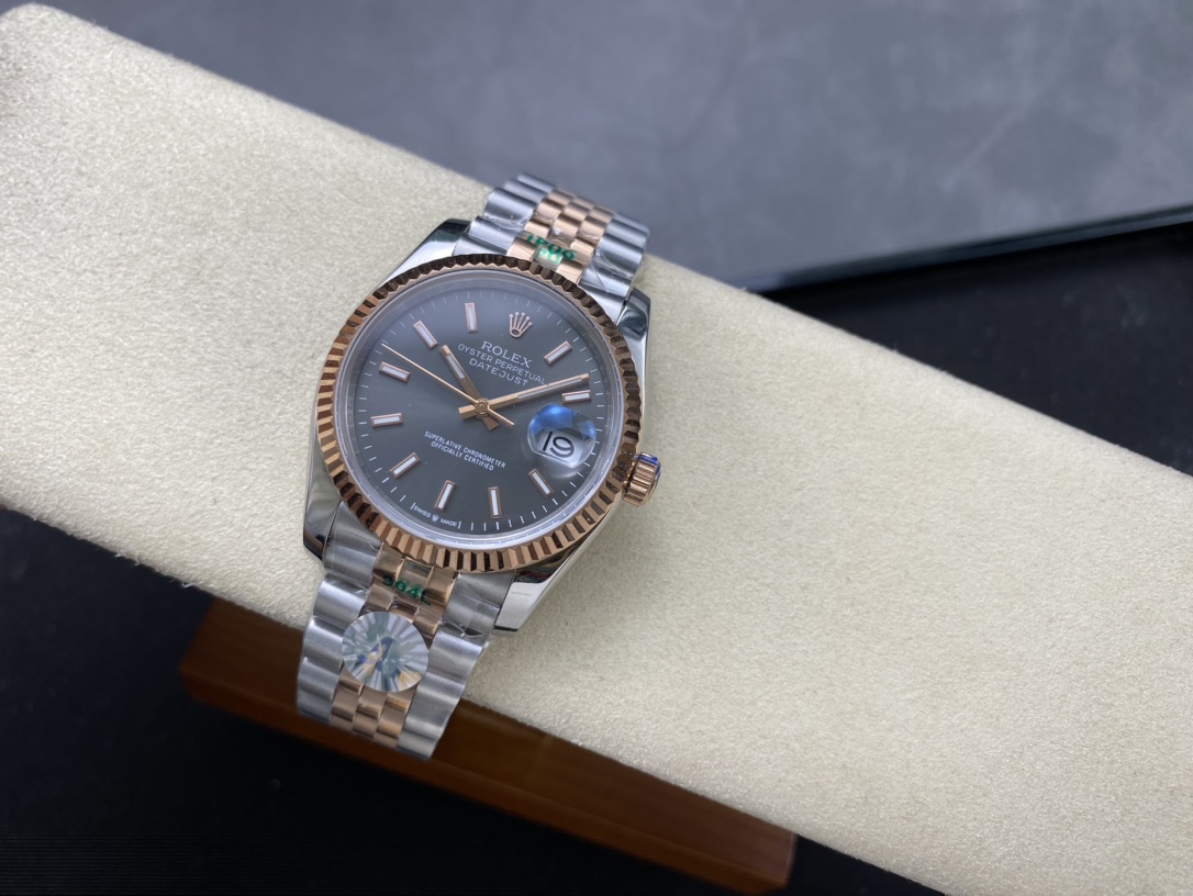 ロレックス 日付型シリーズ 双头粒版本 36mm自動巻き腕時計