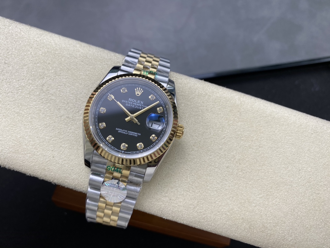 ロレックス 日付型シリーズ 双頭粒版本 36mm 自動機械式腕時計