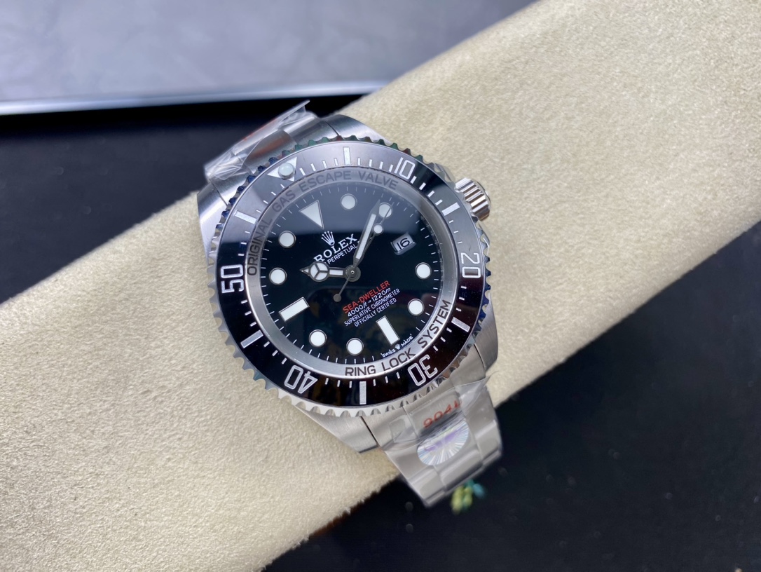 SK 劳力士SEA海使鬼王 44mm深潜型腕表 - 高透過防刮ブルーサファイアガラス