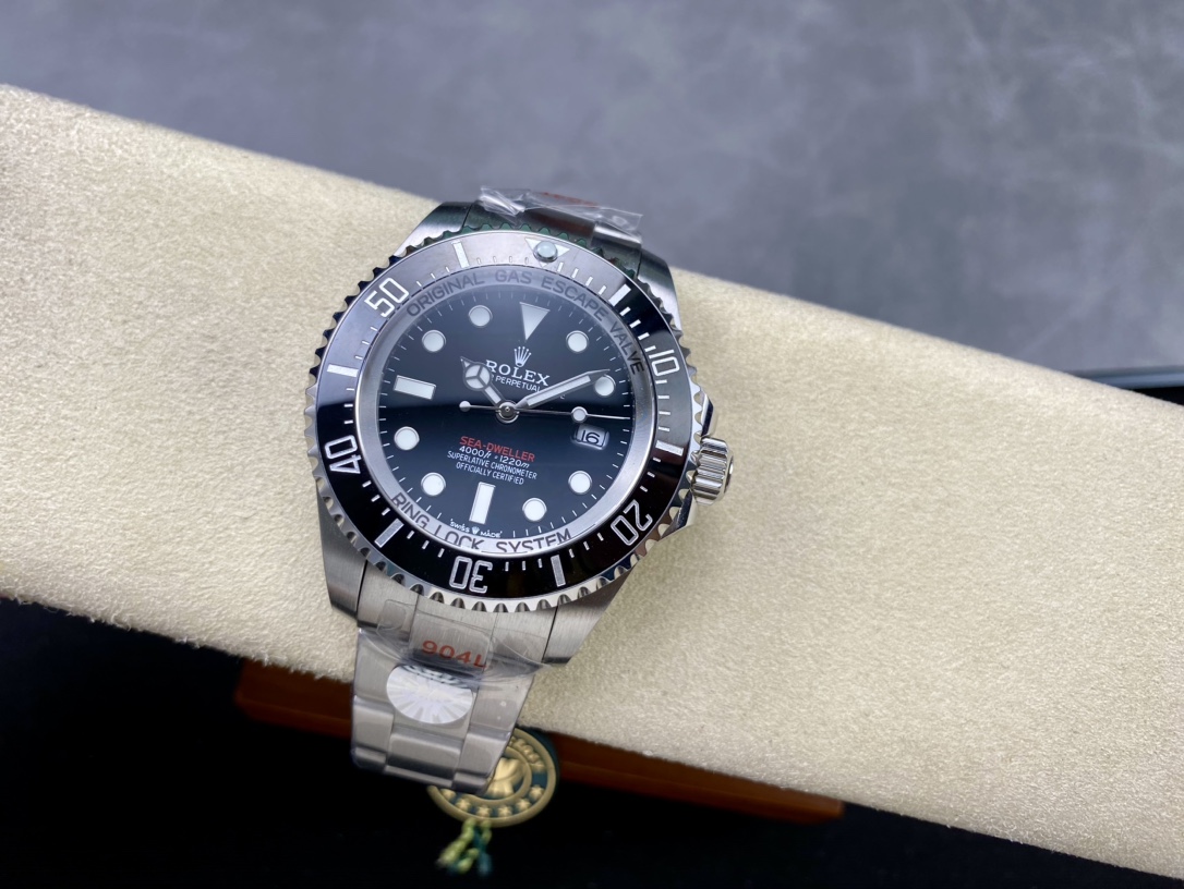 SK 劳力士SEA海使鬼王 44mm深潜型腕表 - 高透過防刮ブルーサファイアガラス