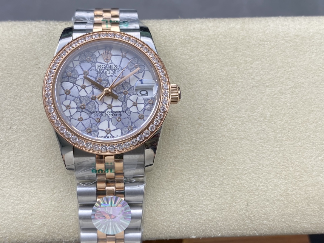 ロレックス 日付表示モデル 31mm 自動巻き機械式腕時計