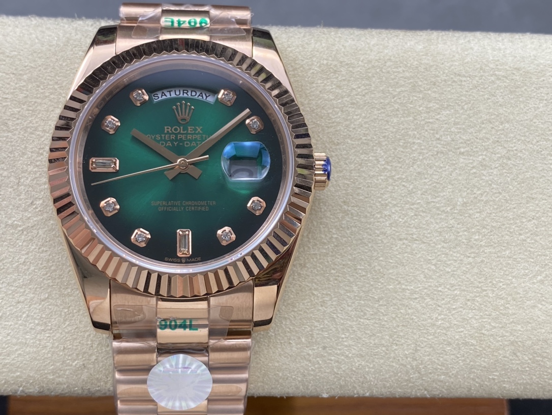 SK厂 劳力士Rolex 双历 星期日志型 40mm 高品質自動巻き腕時計