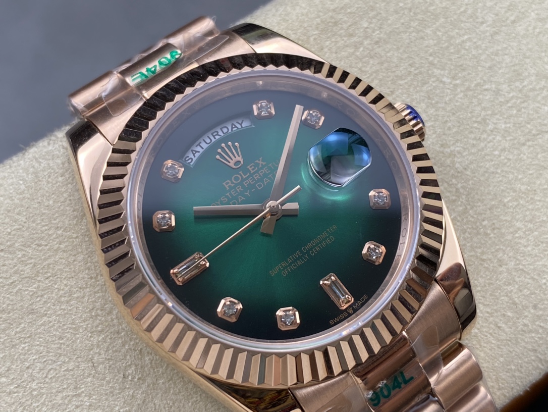 SK厂 劳力士Rolex 双历 星期日志型 40mm 高品質自動巻き腕時計