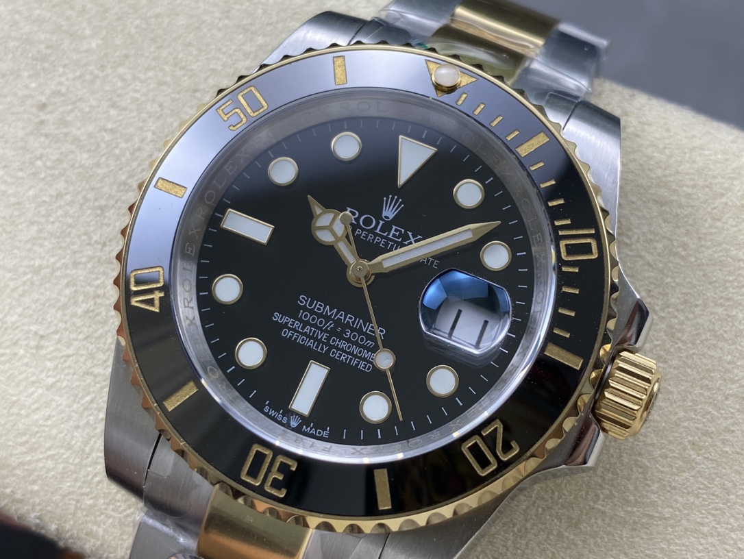 SK Factory 劳力士Rolex 潜航者 SUB間金黒水鬼 41mm