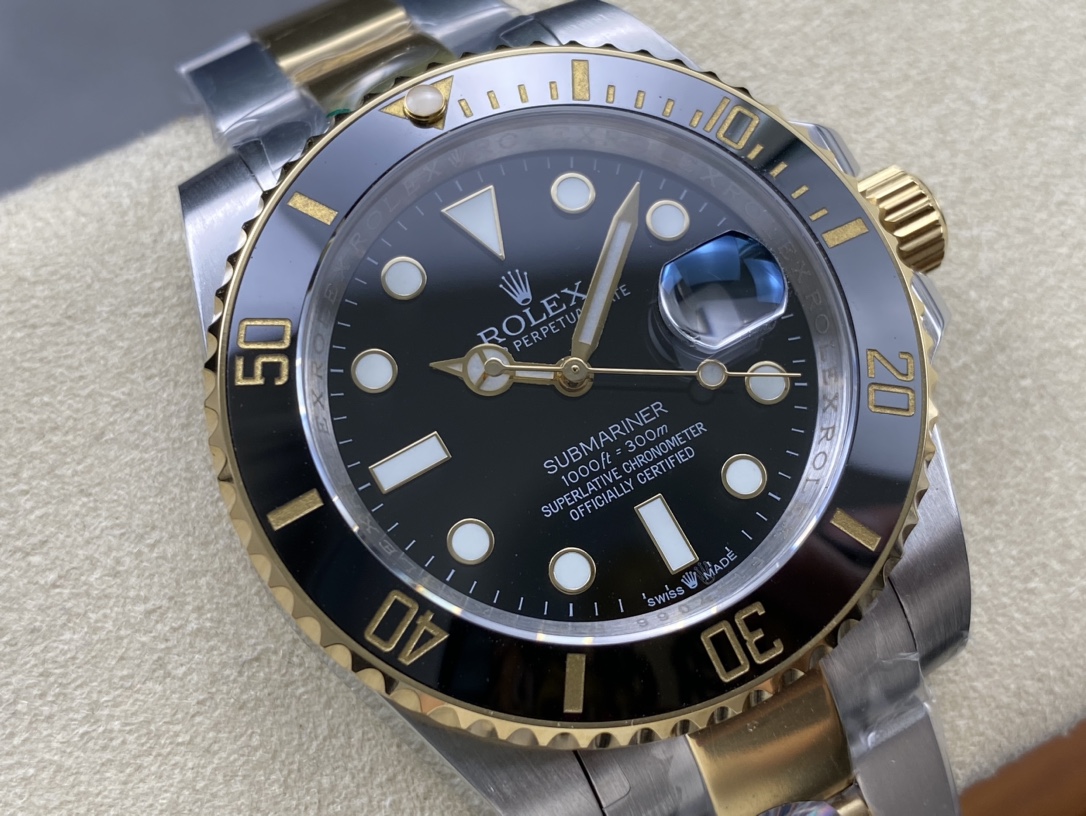 SK Factory 劳力士Rolex 潜航者 SUB間金黒水鬼 41mm