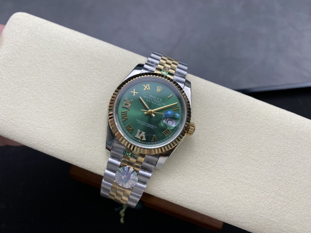 ロレックス双头粒版本 36mm 自動巻き機械式腕時計