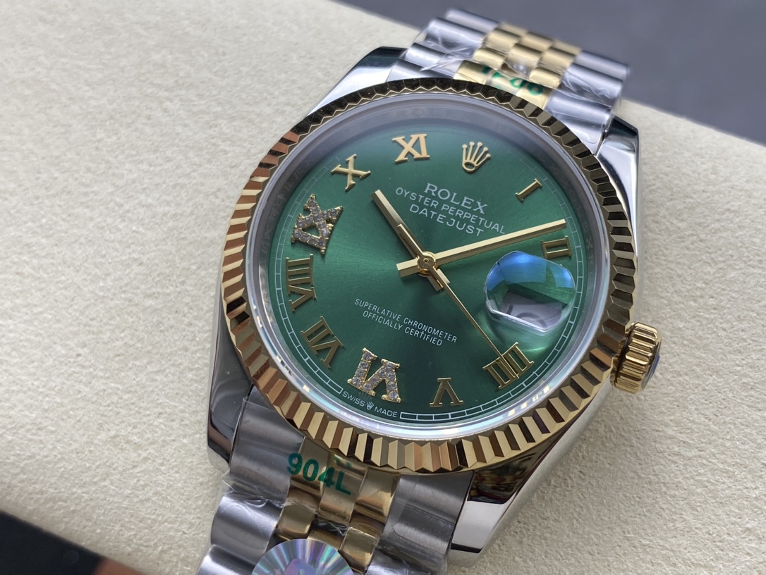 ロレックス双头粒版本 36mm 自動巻き機械式腕時計