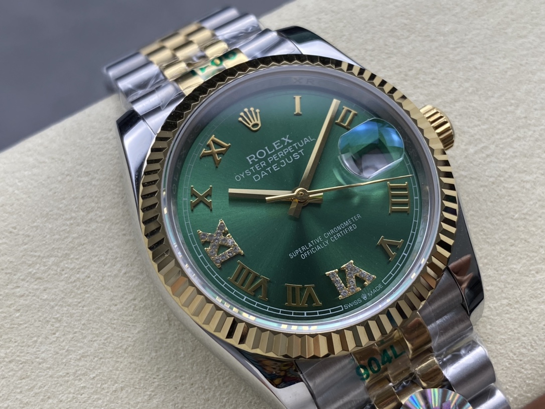 ロレックス双头粒版本 36mm 自動巻き機械式腕時計