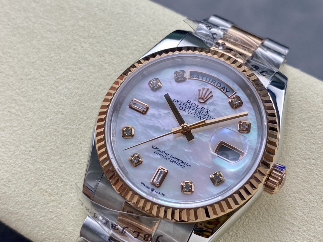 SK厂 劳力士Rolex 双历 星期日志型シリーズ 36mm - 高品質な自動機械式腕時計
