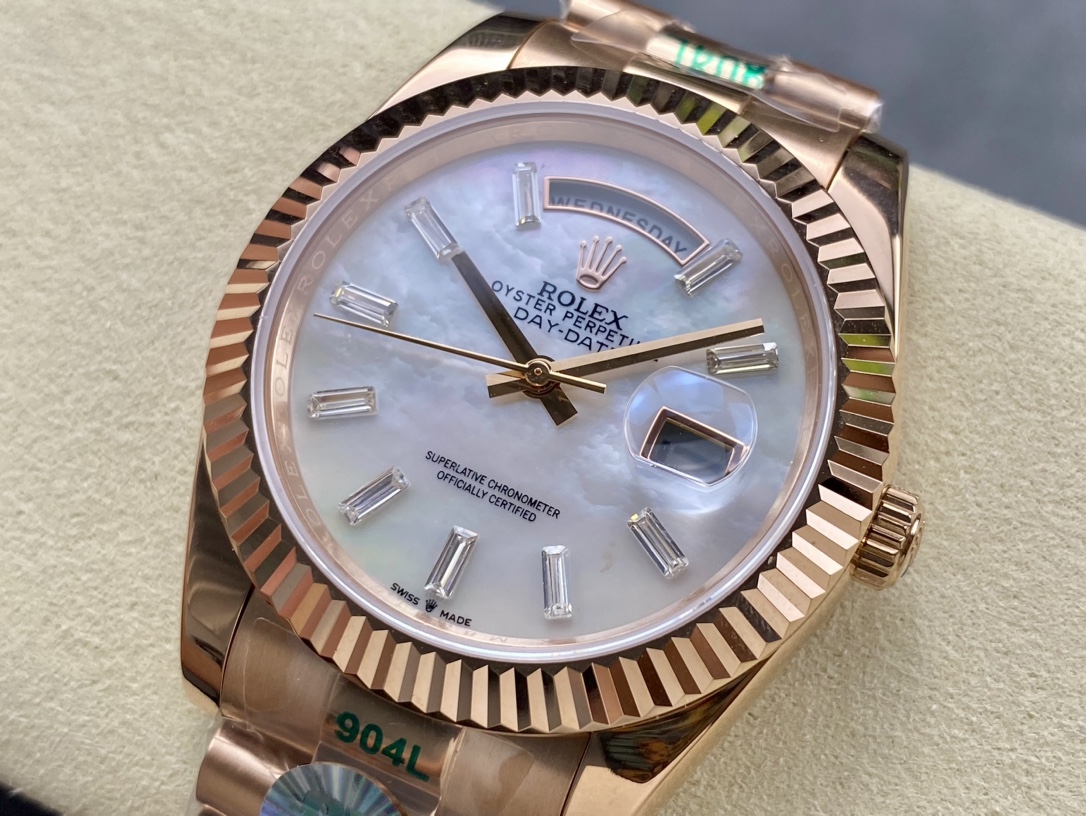 SK厂 劳力士Rolex 双历 星期日志型シリーズ 40mm - 自動機械式腕時計