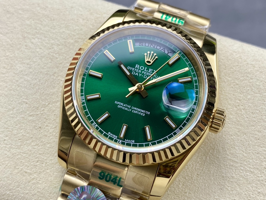 SK厂 劳力士Rolex 双历 星期日志型 36mm - 高品質自動機械式腕時計