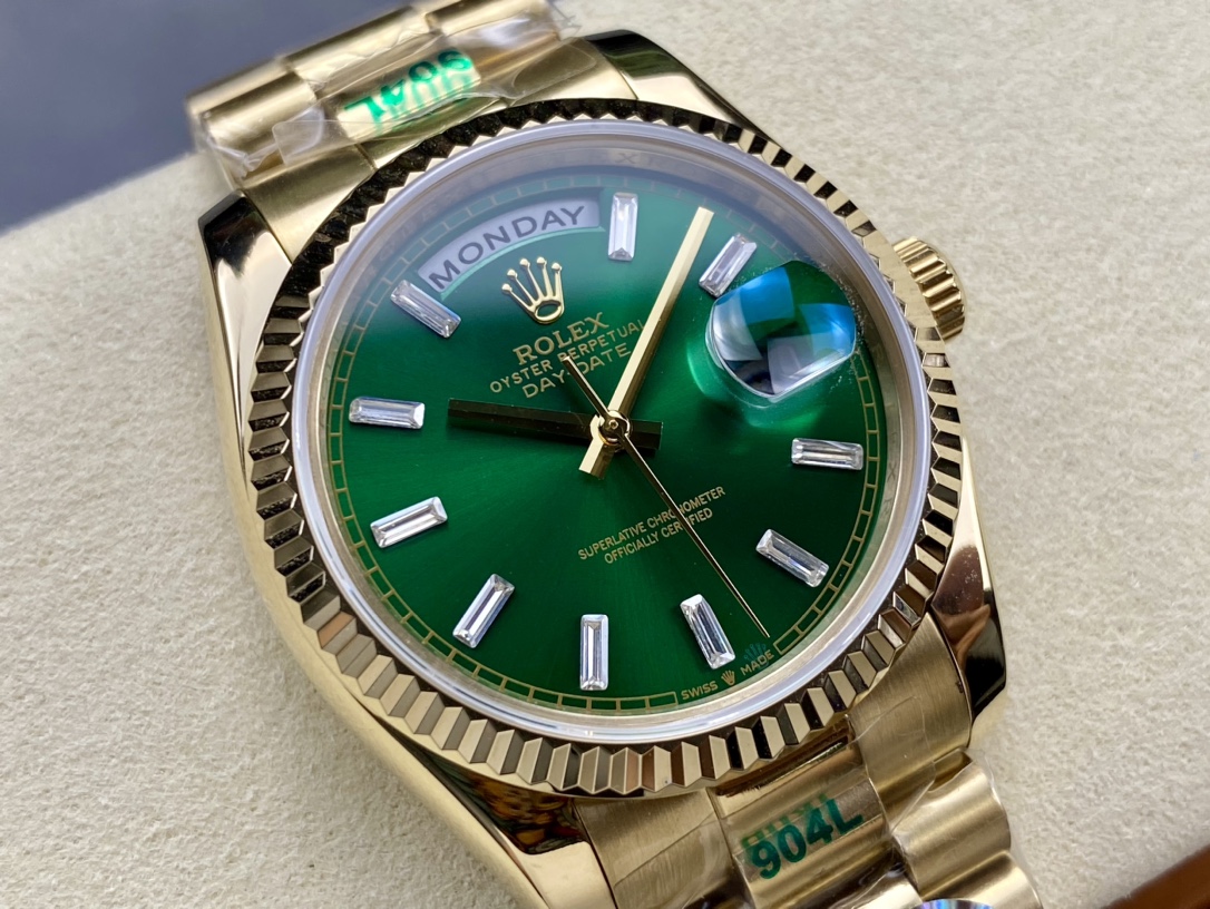 SK厂 劳力士Rolex 双历 星期日志型 36mm 自動巻き