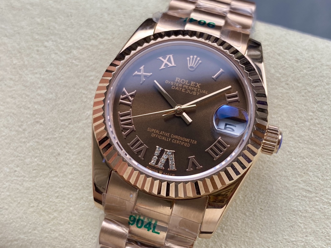 SK Factory 劳力士Rolex 女款 日志型31mm 自動機械腕時計