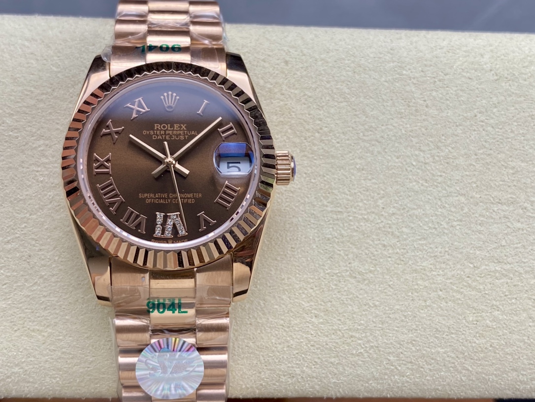 SK Factory 劳力士Rolex 女款 日志型31mm 自動機械腕時計