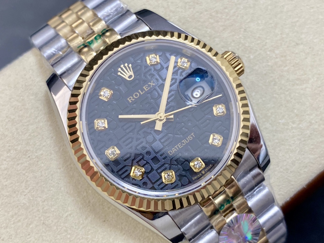 ロレックス 双头粒 36mm 自動巻き機械式腕時計