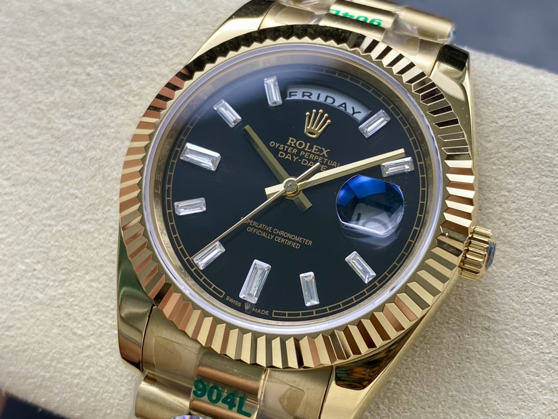 ロレックス ブラックアイス40mm 自動機械式腕時計