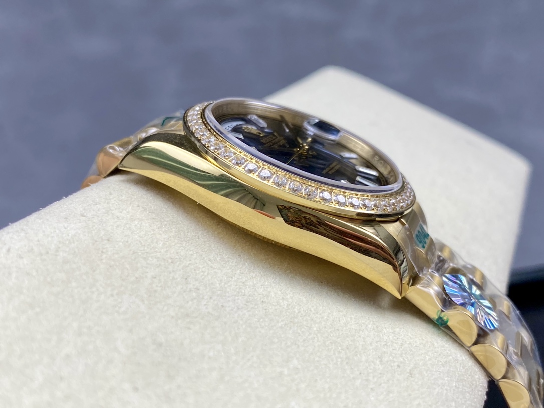 ロレックス ブラックアイス36mm 自動巻き機械式腕時計