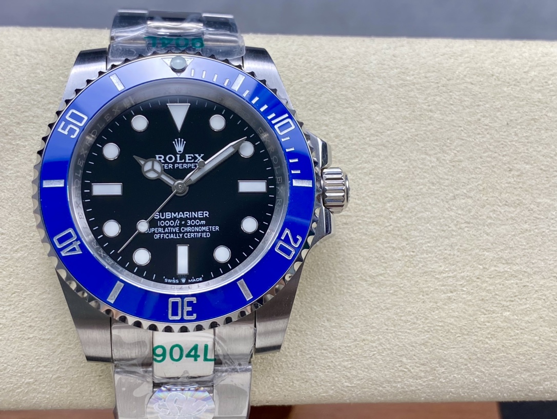 SK Factory 劳力士Rolex 無日历蓝水鬼SUB潜航者 41mm自動巻き腕時計