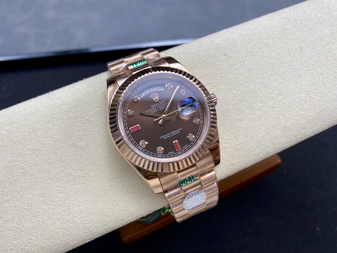 SK厂 劳力士Rolex 双历 星期日志型 40mm 自動巻き腕時計