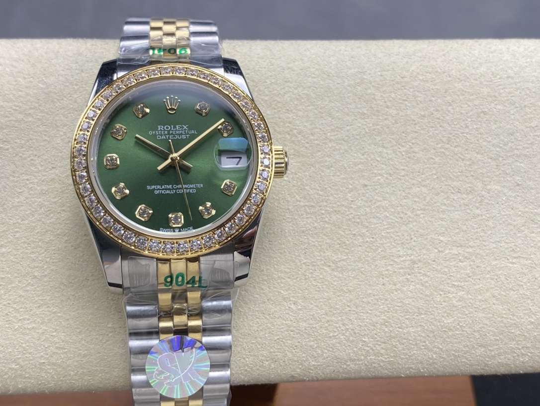 SK Factory 女款 劳力士Rolex 日志型31mm 自動巻き腕時計