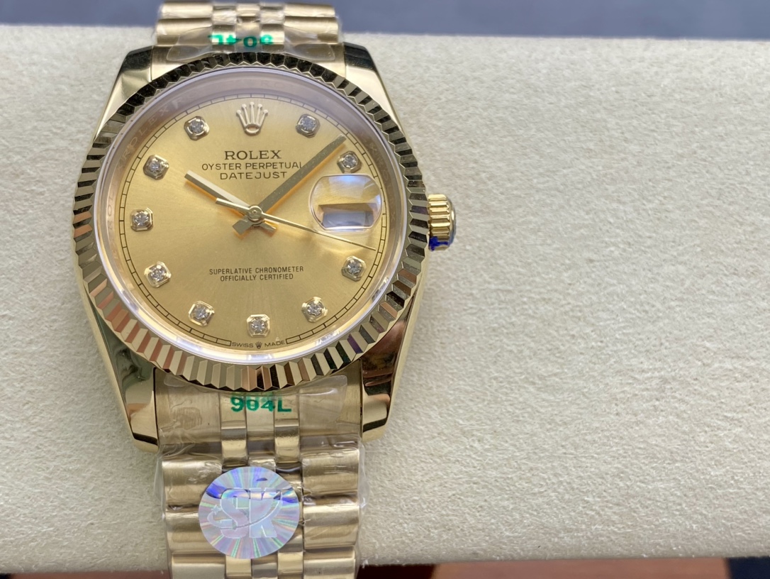 Rolex Datejust Montre Bleu Peu importe Automatic Mechanical Movement