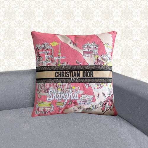 Dior Souvenir Shanghai Limited Edition Embroidered Pillow | Home Decor 1 Dior Souvenir Shanghai Limited Edition Embroidered Pillow | Home Decor