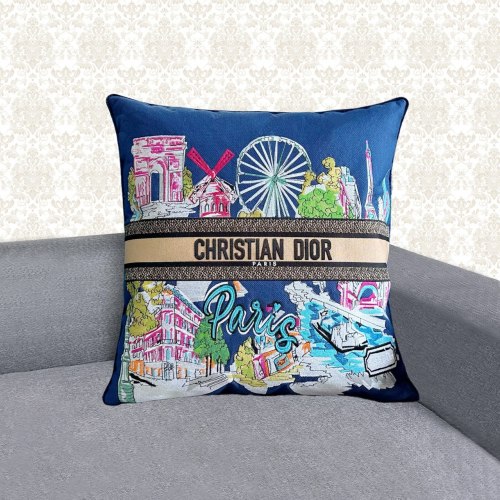 Dior Souvenir 2025 Limited Edition Embroidered Pillow, 50*50cm, Heavy Embroidery 1 Dior Souvenir 2025 Limited Edition Embroidered Pillow, 50*50cm, Heavy Embroidery