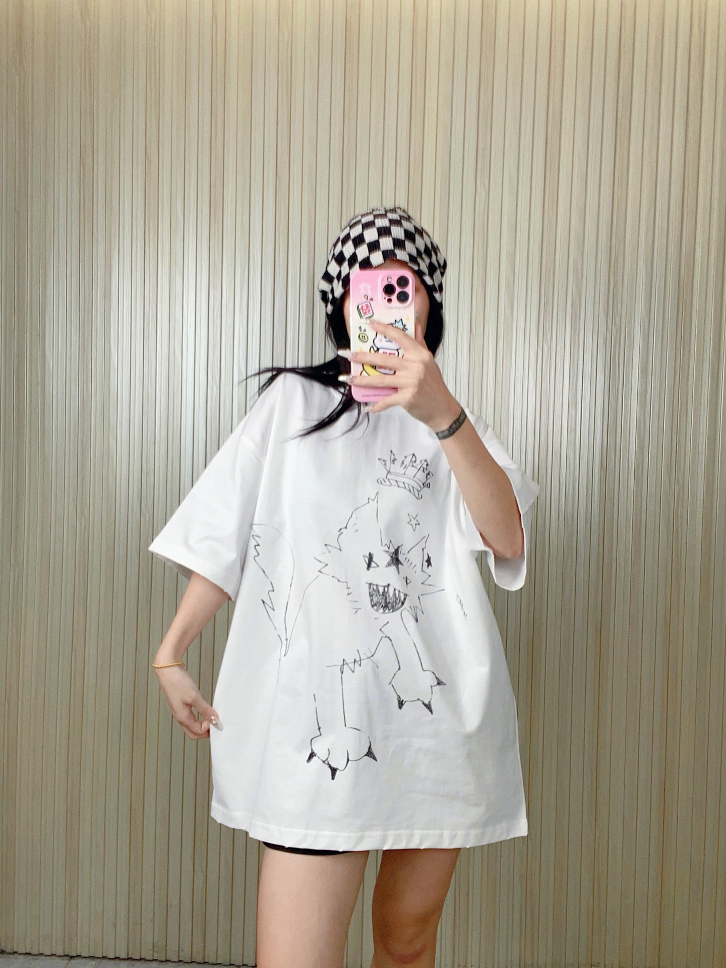 W155# Sincronizado con la web oficial de WE11DONE 25SS nueva temporada primavera/verano, camiseta de manga corta con ga…