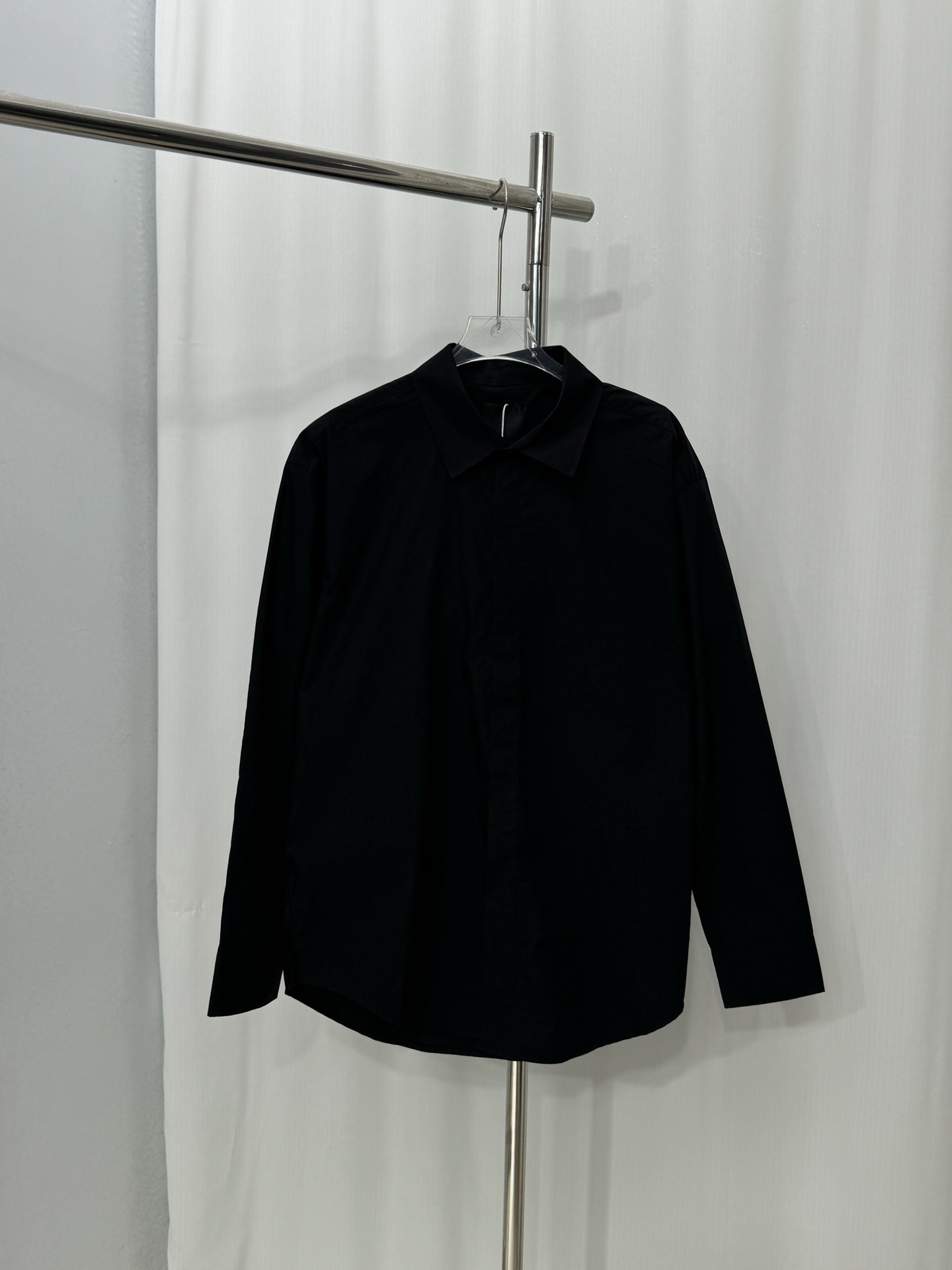 GVC Givenchy Black Long Sleeve Shirt with Bronze Hardware - Stylish & Durable