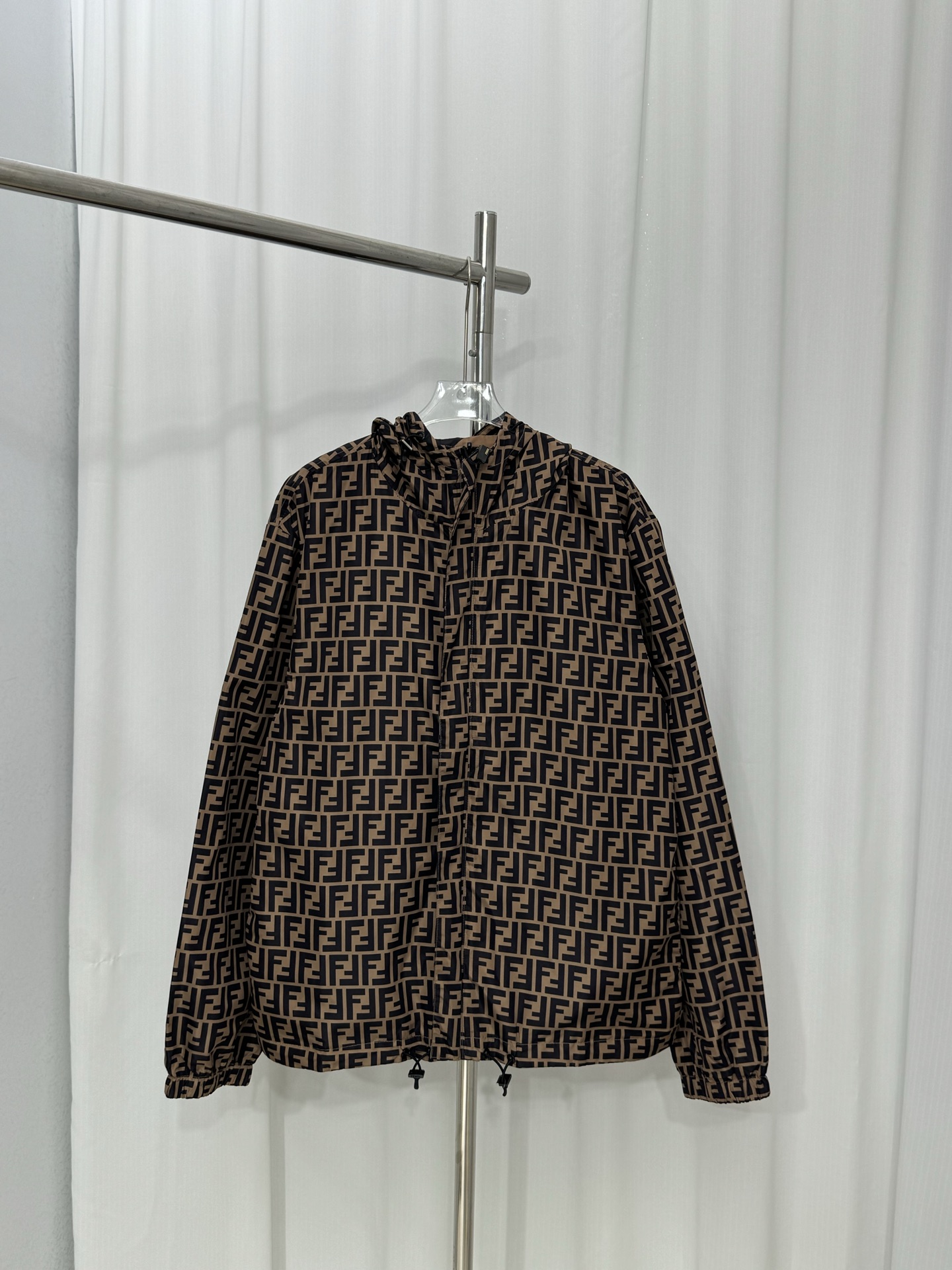 Fendi FF Motif Reversible Padded Jacket,Iconic Style, Unisex Fit, Sizes 46-52