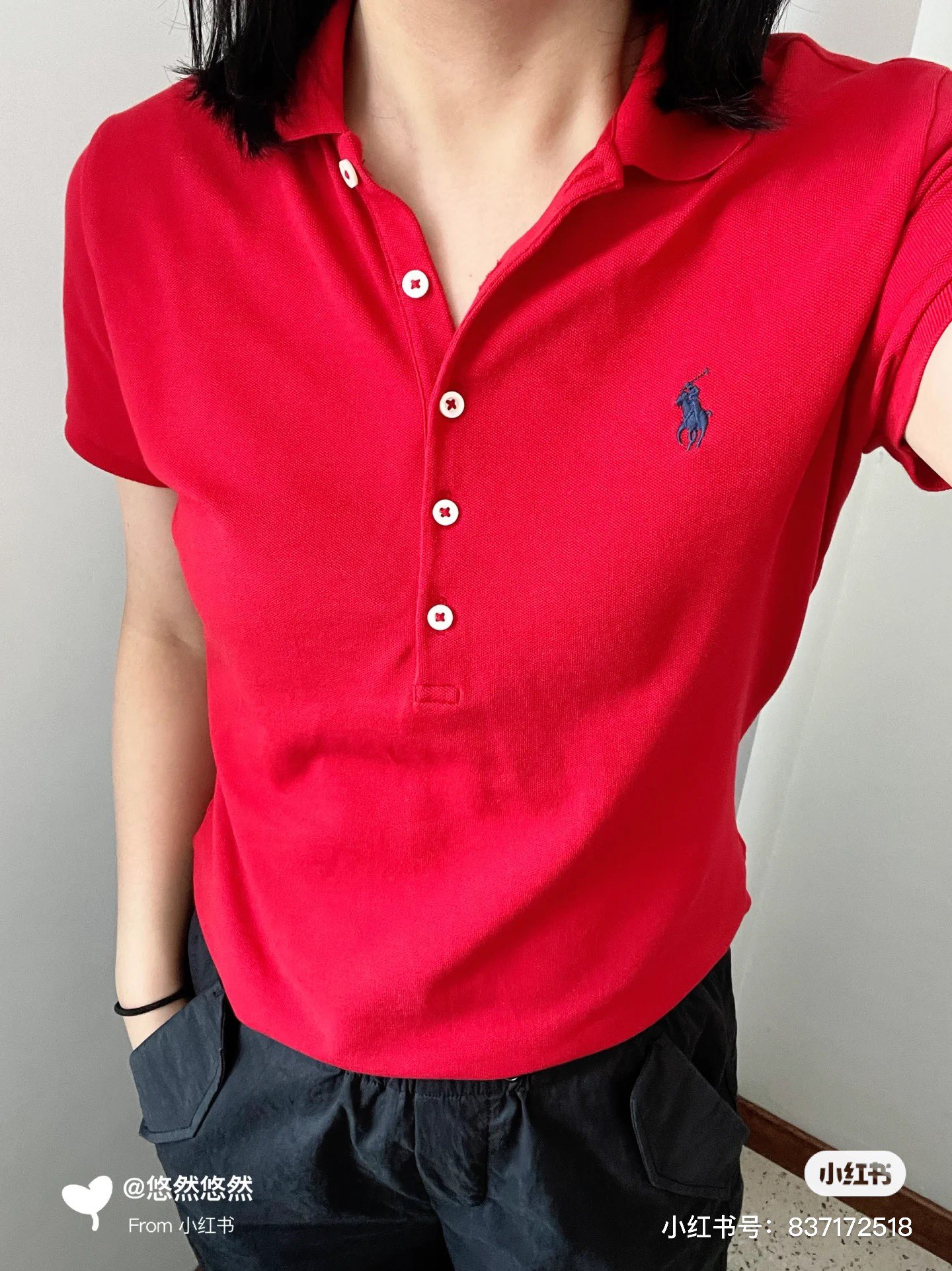  🆕 💰75
L11#Ralph Lauren拉夫劳伦•小马刺绣5粒扣子polo衫短袖 ✅✅✅现货 品质保证 随意对比
Size：XS S M L
颜色：灰色 藏蓝 黑色 红色 绿色 紫色 白色 卡其 黄色 粉色