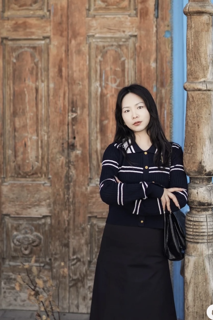 NO:308434,The upper body renderings, stripes are really yyds, it's hard not to love, alexander wang19860909上身效果图,条纹真的yyds 很难不爱,,alexander wang,Women's clothing