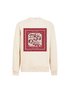 Hermes Clothing Sweatshirts Splicing Unisex Cotton Knitting Fall/Winter Collection Fashion Casual