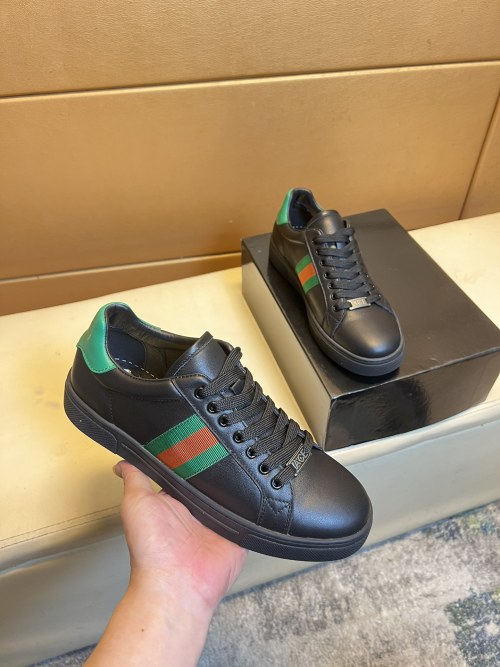 Gucci Men's Ace Sneaker - Original Leather, Comfortable and Stylish 1 Gucci Men's Ace Sneaker - Original Leather, Comfortable and Stylish