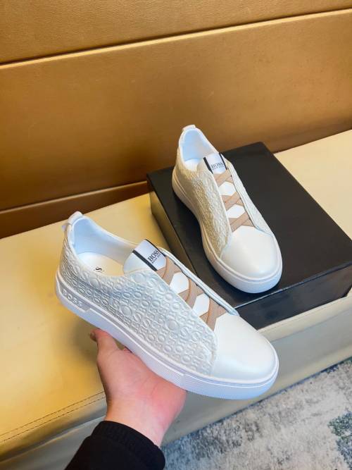 Boss Modern Style Sneakers - Original Leather, Comfortable & Durable, Size 38-44 1 Boss Modern Style Sneakers - Original Leather, Comfortable & Durable, Size 38-44