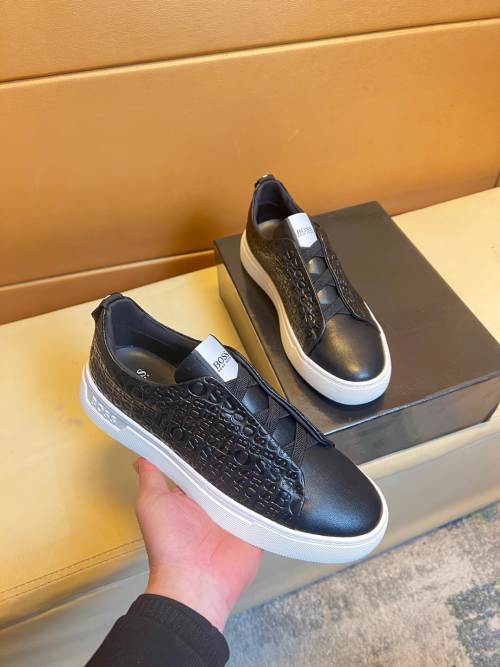 Boss Unique Modern Style Sneakers,Original Leather,Comfortable and Durable 1 Boss Unique Modern Style Sneakers,Original Leather,Comfortable and Durable