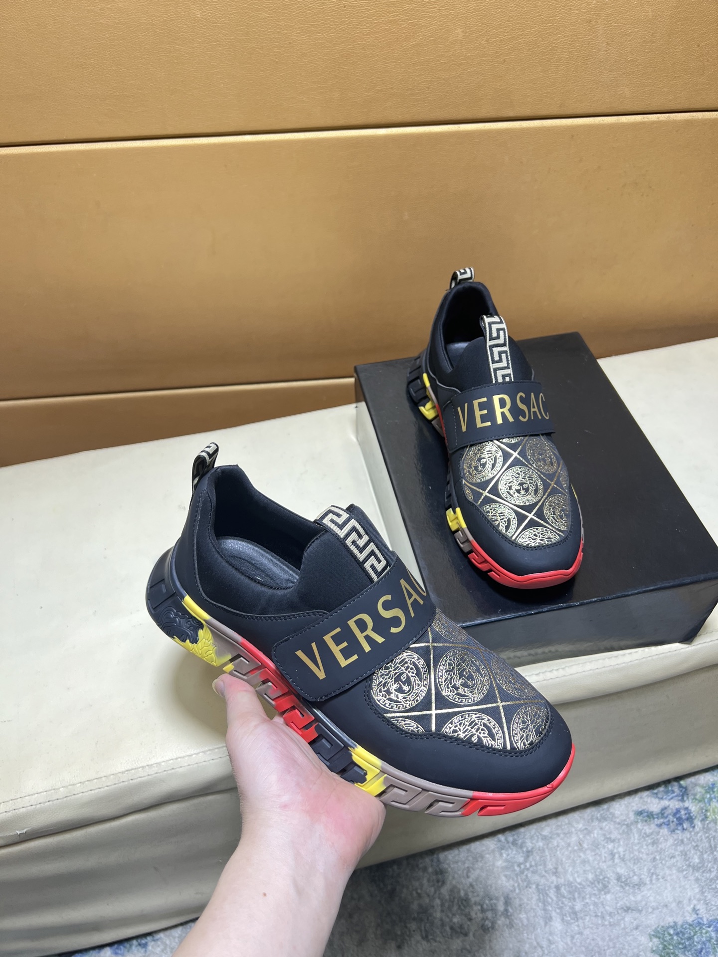Versace Style Leather Men's Shoes Lookbook Reference image 1