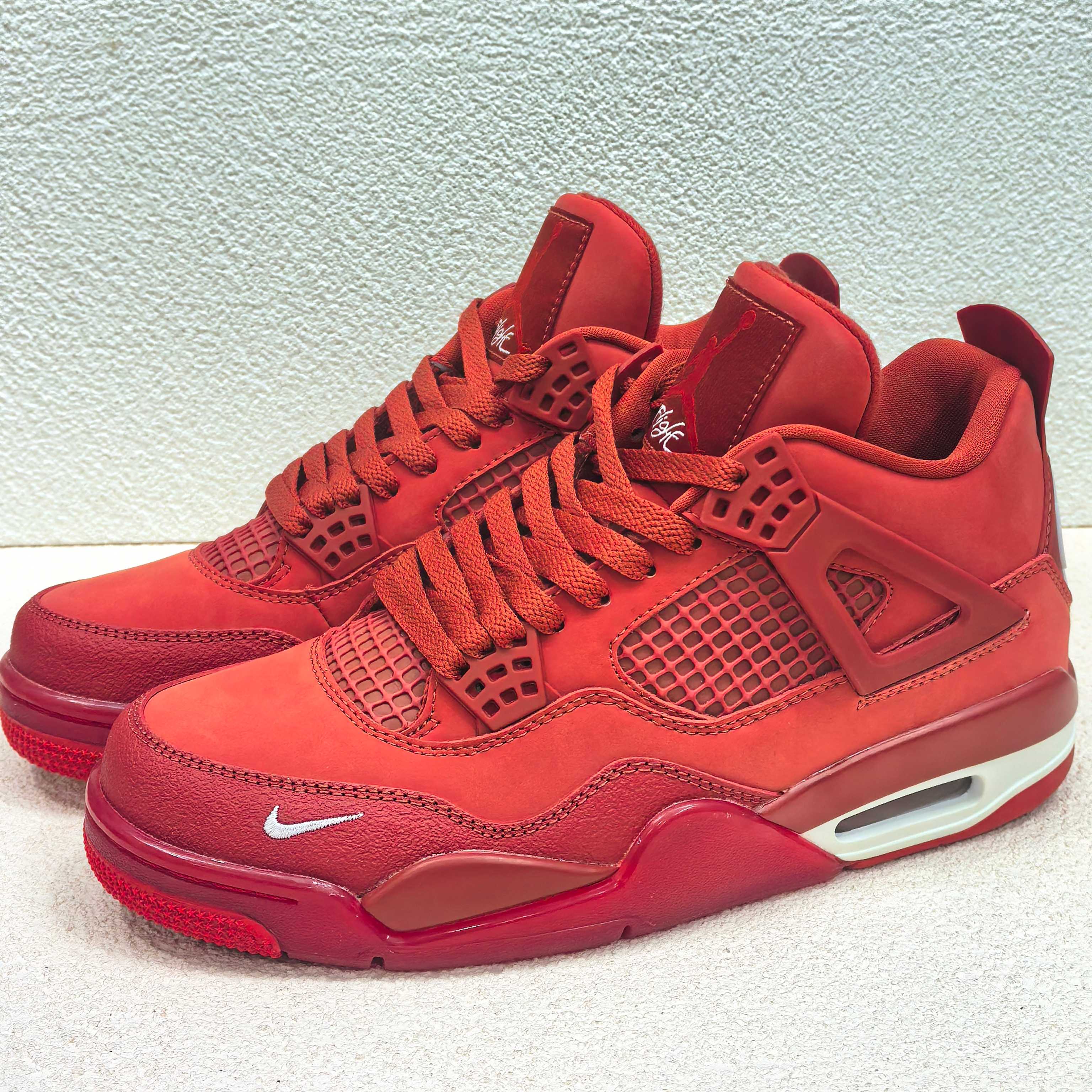 Nigel Sylvester×Jordan Air Jordan 4 OG ブリックバイブリック レトロ バッシュ 低カット オレンジ