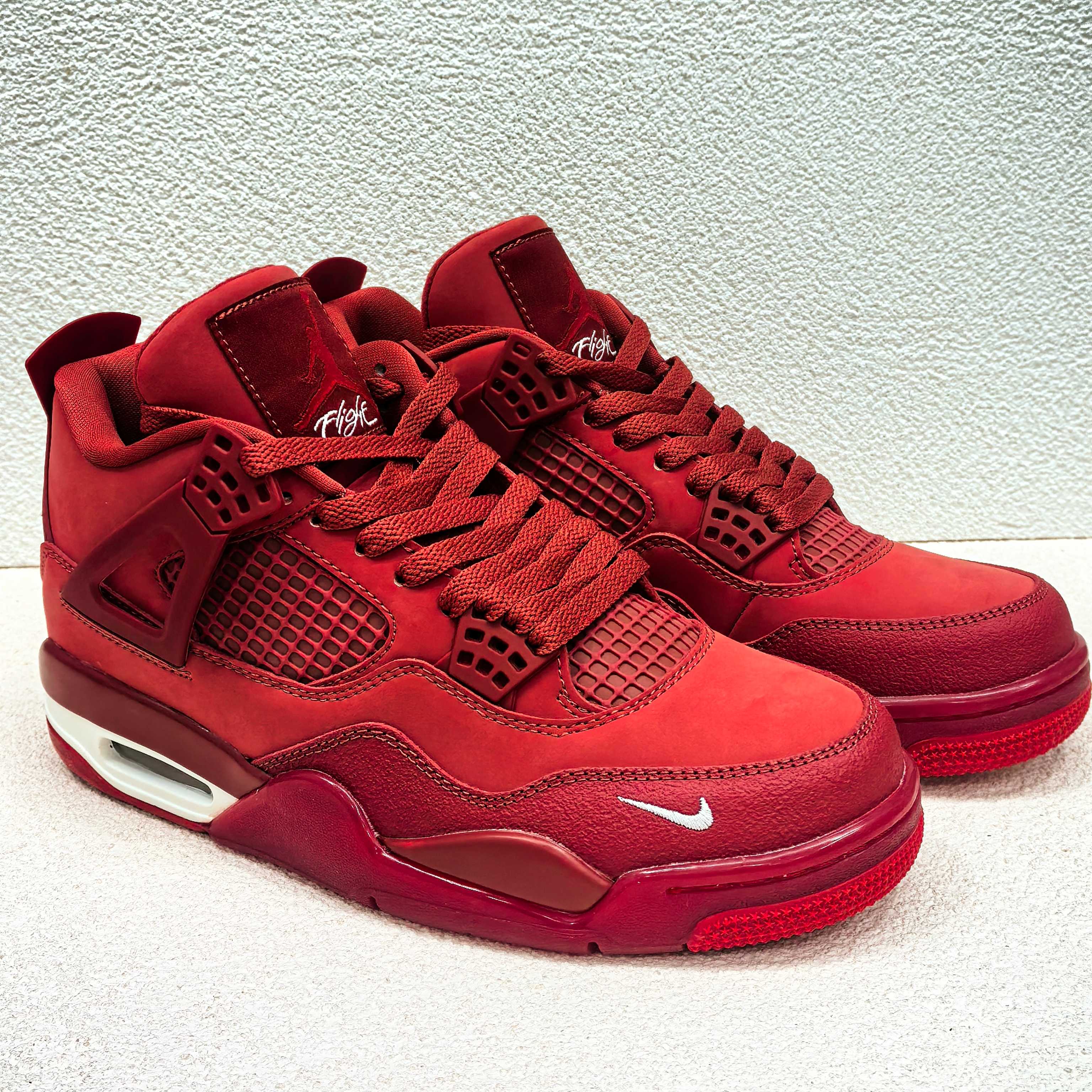 Nigel Sylvester×Jordan Air Jordan 4 OG ブリックバイブリック レトロ バッシュ 低カット オレンジ