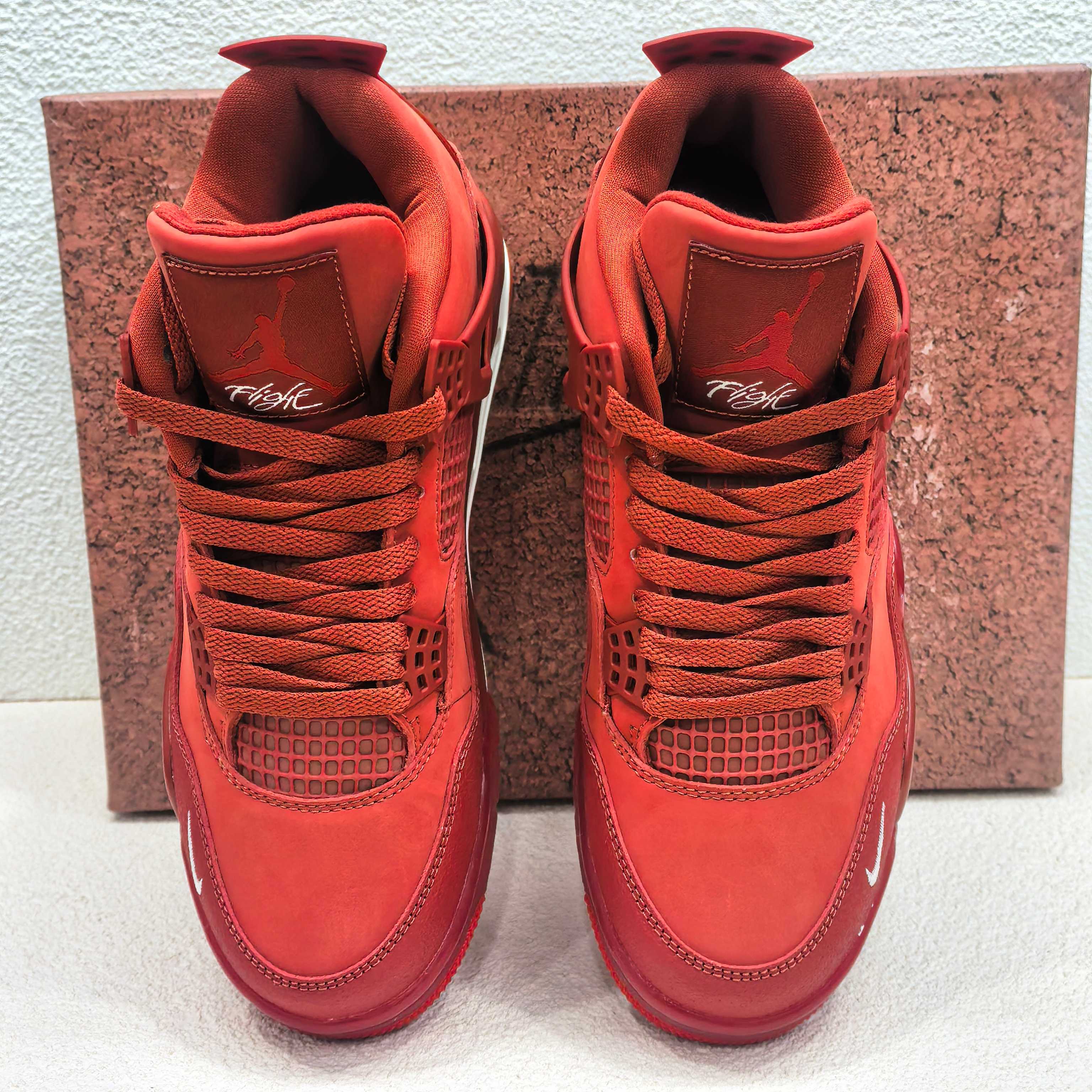 Nigel Sylvester×Jordan Air Jordan 4 OG ブリックバイブリック レトロ バッシュ 低カット オレンジ