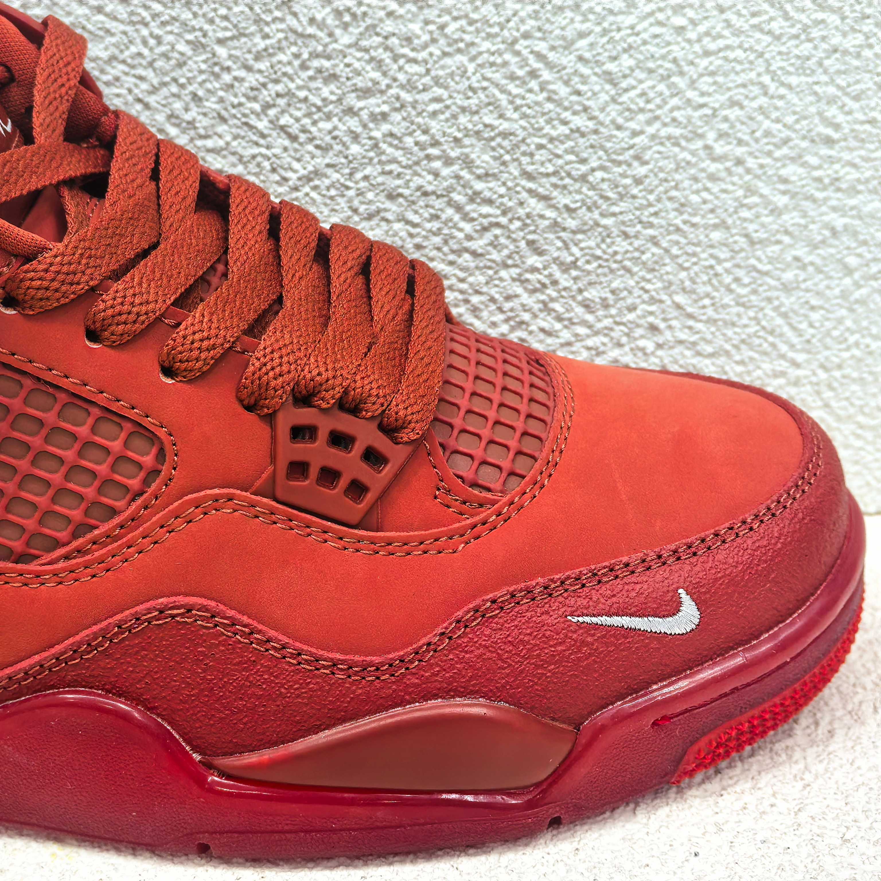 Nigel Sylvester×Jordan Air Jordan 4 OG ブリックバイブリック レトロ バッシュ 低カット オレンジ