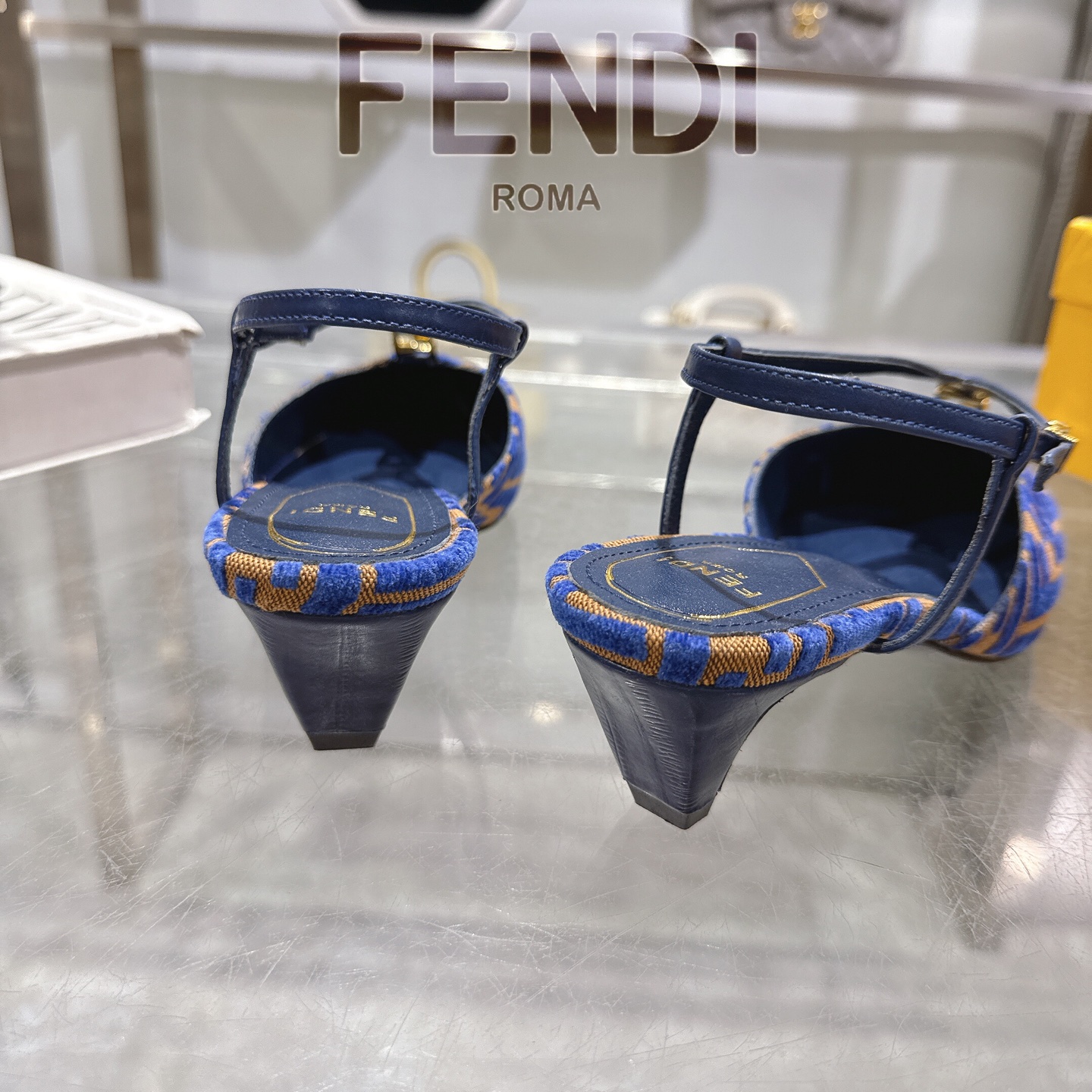 Fendi FFold Chenille Square Toe Slingback Heels with FF Detail 9 i1743239283056 316 0 7
