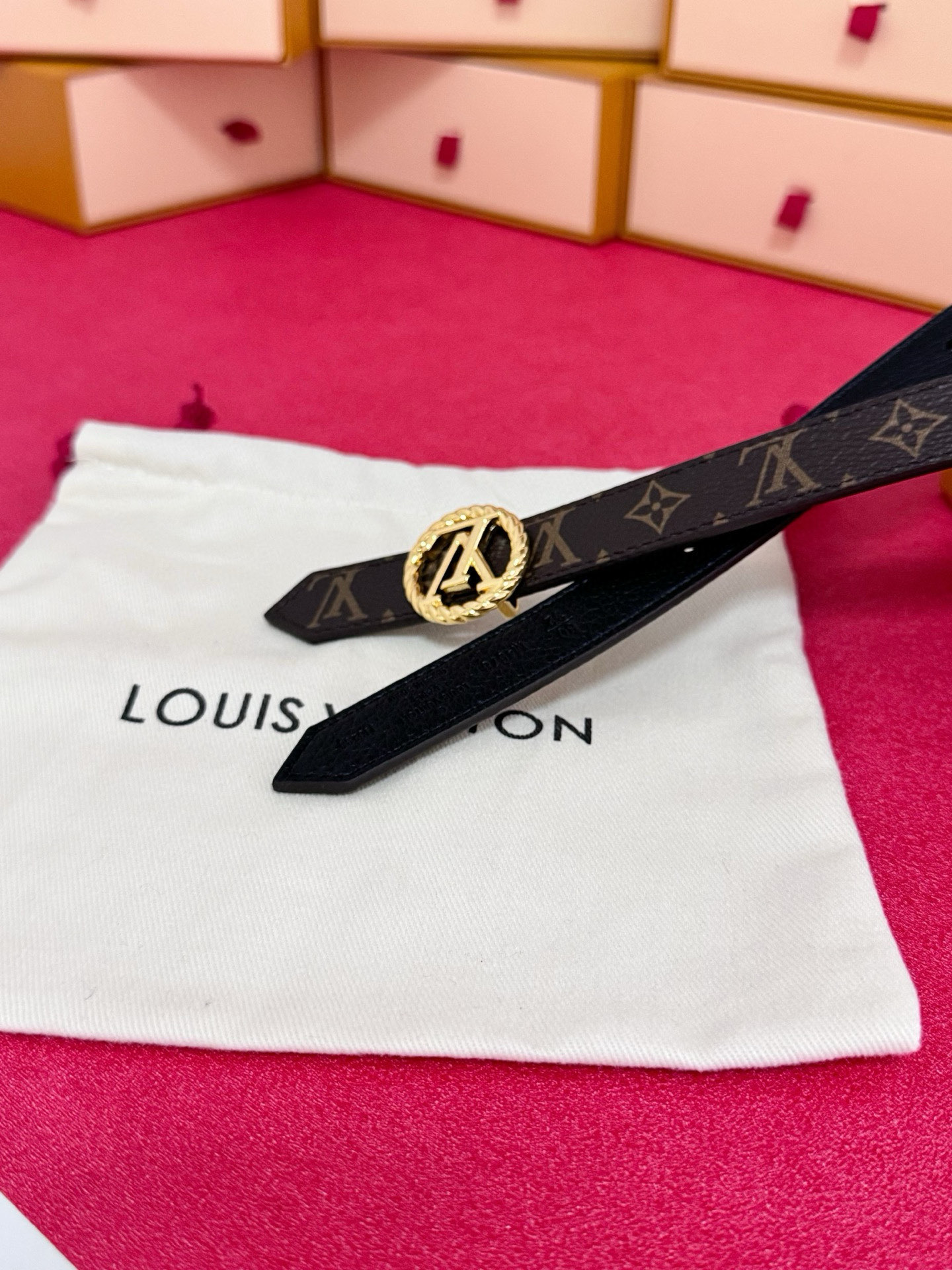 Louis Vuitton 宽度：𝟮 𝟬𝗰𝗺 LV « 配全套 原包装 » 进口 PVC拼小牛皮+精品纯铜扣 开模板正货代购级 细节做工 完美一致 高品质质量